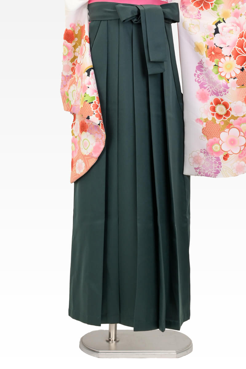 着物】OU 白地 春花+【袴】フカミドリ│ネットで簡単・便利に